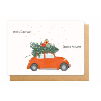 Enfant Terrible Wenskaart - Vrolijk Kerstfeest - Gelukkig Nieuwjaar