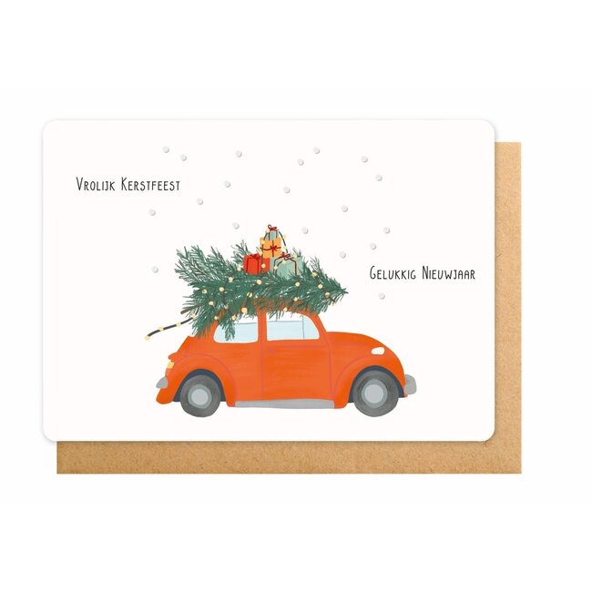 Enfant Terrible Wenskaart - Vrolijk Kerstfeest - Gelukkig Nieuwjaar
