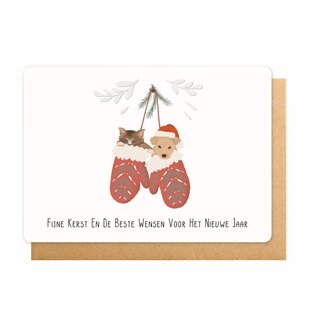 Enfant Terrible Wenskaart - Fijne Kerst en de Beste Wensen voor het Nieuwe Jaar