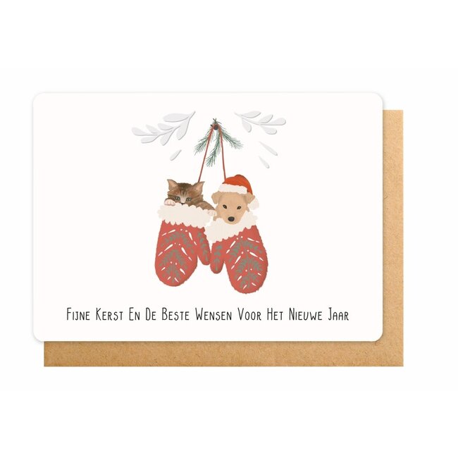 Enfant Terrible Wenskaart - Fijne Kerst en de Beste Wensen voor het Nieuwe Jaar