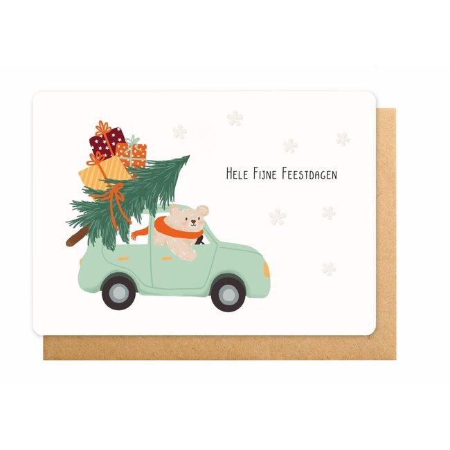 Enfant Terrible Wenskaart - Hele Fijne Feestdagen