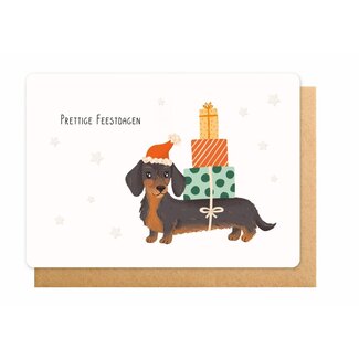 Enfant Terrible Wenskaart - Prettige Feestdagen