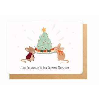 Enfant Terrible Wenskaart - Fijne Feestdagen & een Gelukkig Nieuwjaar