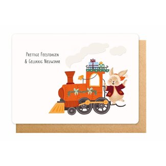 Enfant Terrible Wenskaart - Prettige Feestdagen & Gelukkig Nieuwjaar