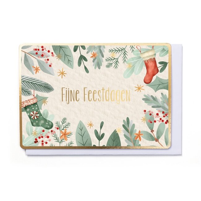 Enfant Terrible Wenskaart - Fijne Feestdagen