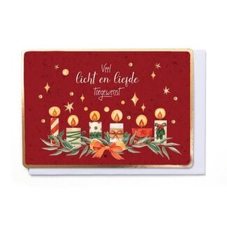 Enfant Terrible Wenskaart - Veel Licht en Liefde Toegewenst