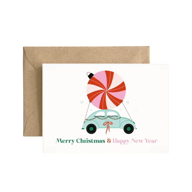 Enfant Terrible Wenskaart - Merry Christmas & a Happy New Year