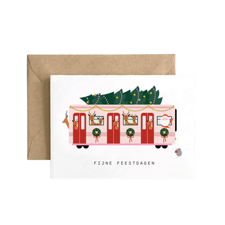 Enfant Terrible Wenskaart - Fijne Feestdagen