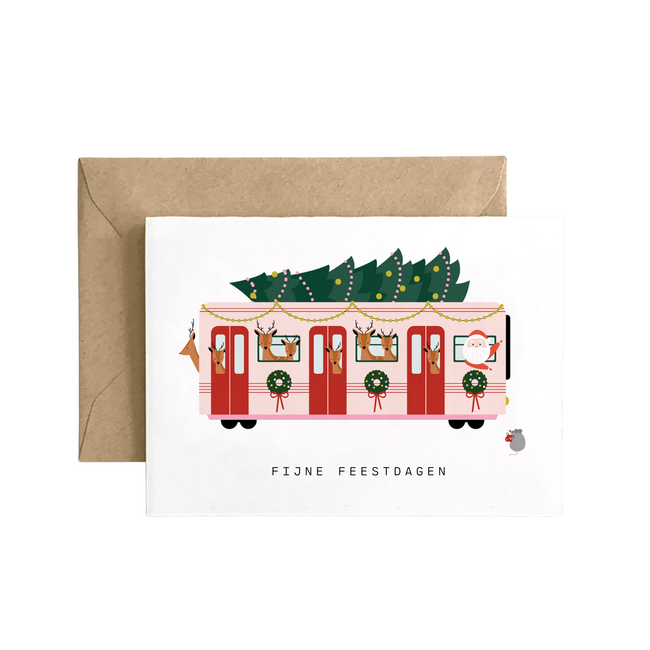 Enfant Terrible Wenskaart - Fijne Feestdagen