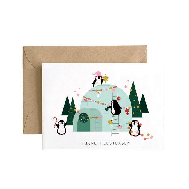 Enfant Terrible Wenskaart - Fijne Feestdagen