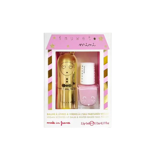 Inuwet Giftset Lippenbalsem & Nagellak - Cheesecake