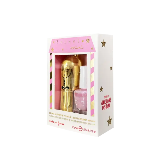 Inuwet Giftset Lippenbalsem & Nagellak - Cheesecake