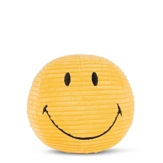 Bon Ton Toys Knuffel Smiley - Corduroy Yellow - 13cm