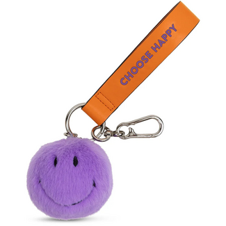 Bon Ton Toys Bag Charm Smiley - Fuzzy Dark Purple
