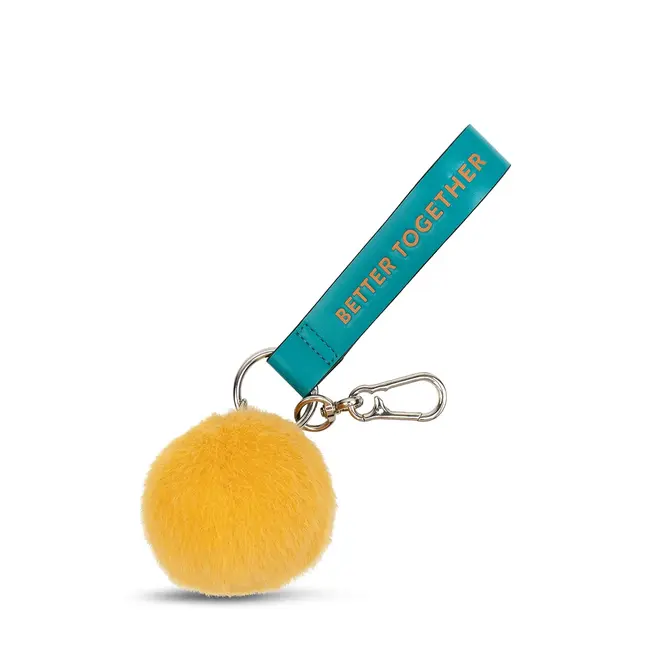 Bon Ton Toys Bag Charm Smiley - Fuzzy Yellow