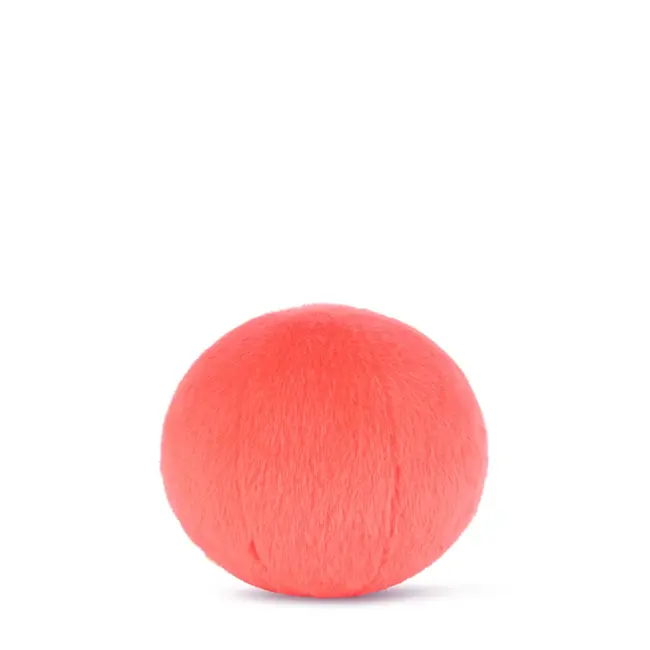 Bon Ton Toys Knuffel Smiley - Fuzzy Bright Coral - 13cm