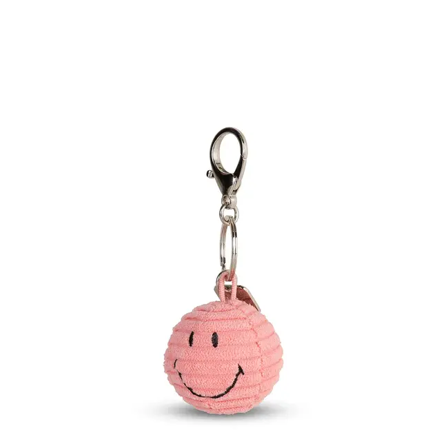 Bon Ton Toys Sleutelhanger Smiley - Corduroy Bubblegum Pink