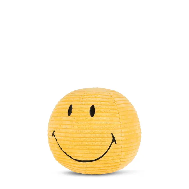 Bon Ton Toys Knuffel Smiley - Corduroy Yellow - 13cm