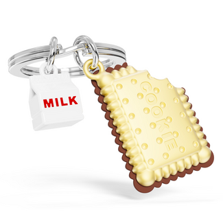 Metalmorphose Sleutelhanger - Milk & Cookies