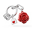 Metalmorphose Sleutelhanger / Bag Charm - Rose