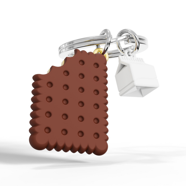 Metalmorphose Sleutelhanger - Milk & Cookies