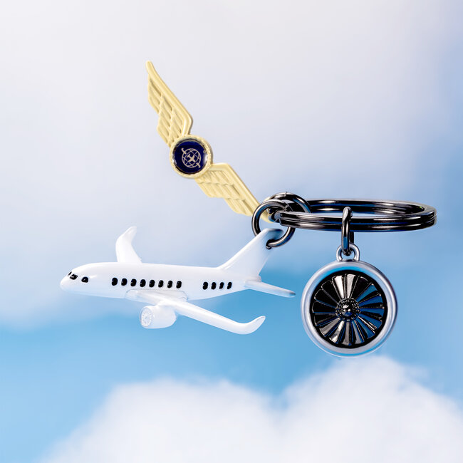 Metalmorphose Sleutelhanger - Airplane Pilot