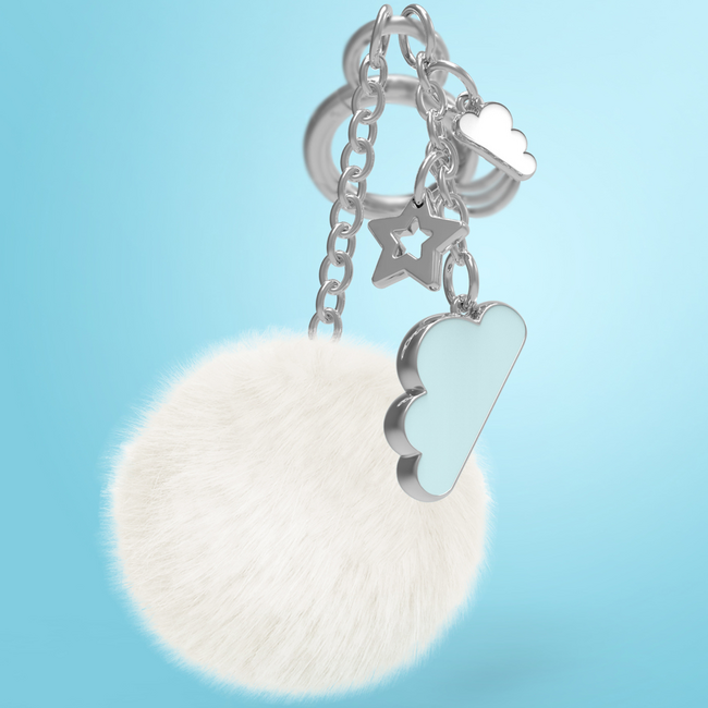 Metalmorphose Bag Charm - Cloud