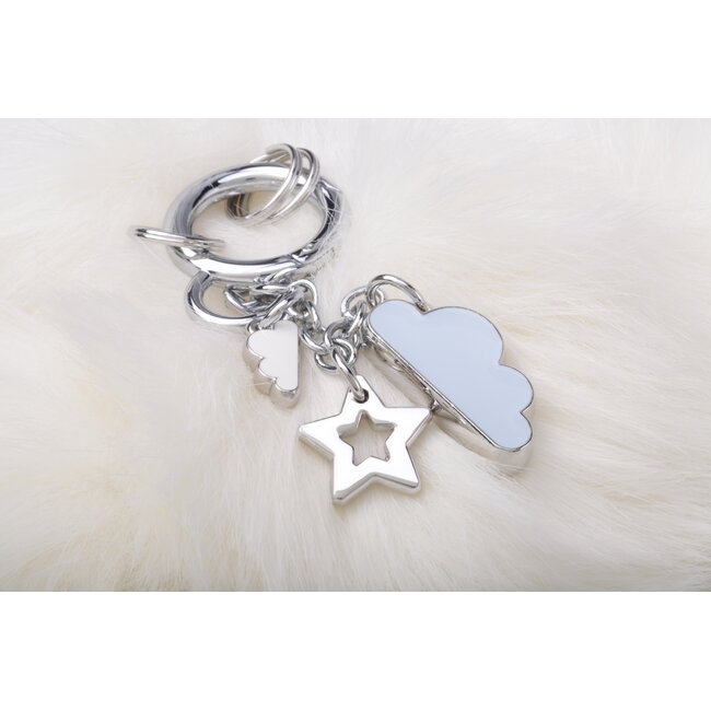 Metalmorphose Bag Charm - Cloud