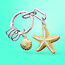 Metalmorphose Sleutelhanger / Bag Charm - Starfish