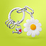 Metalmorphose Sleutelhanger / Bag Charm - Daisy