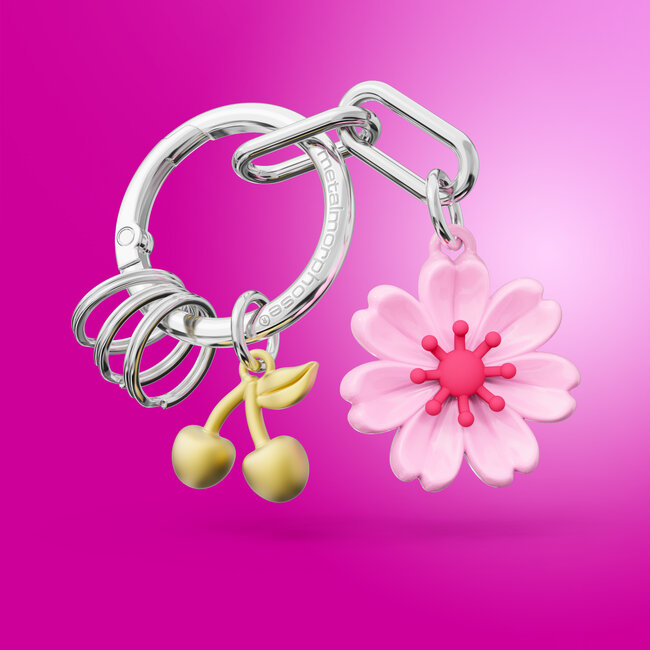 Metalmorphose Sleutelhanger / Bag Charm - Cherryblossom