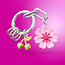 Metalmorphose Sleutelhanger / Bag Charm - Cherryblossom