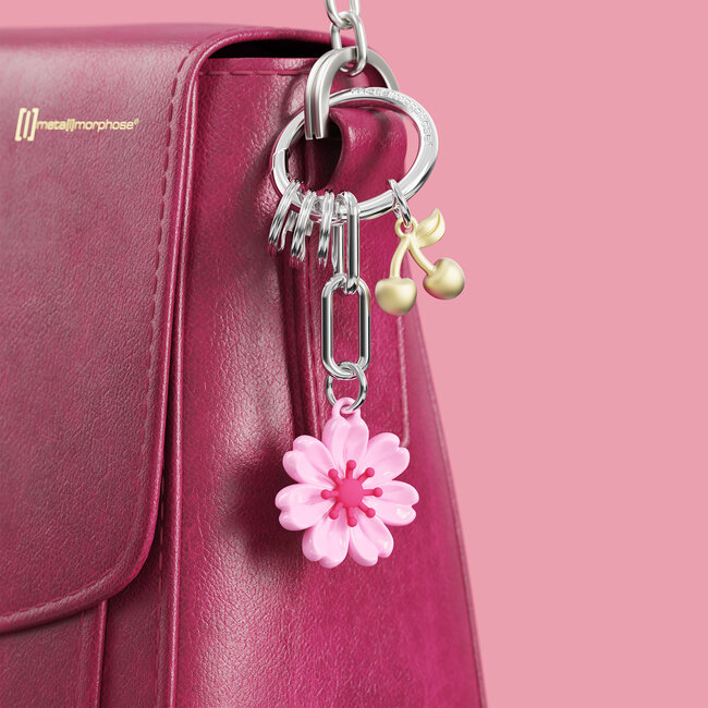 Metalmorphose Sleutelhanger / Bag Charm - Cherryblossom