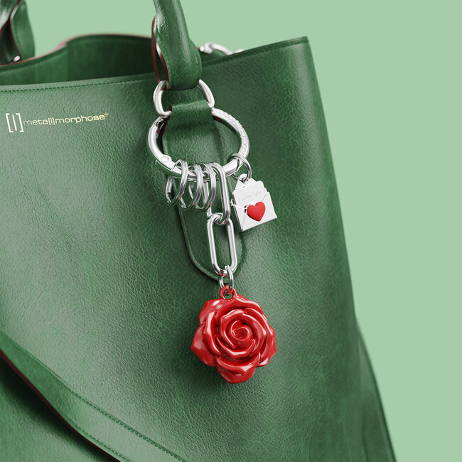Metalmorphose Sleutelhanger / Bag Charm - Rose