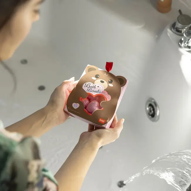 Legami Giftbox - Teddy Bear Bath Bombs