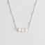 Estella Bartlett Ketting - Triple Pearl - Silver