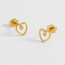 Estella Bartlett Oorbellen - Hearts - Gold