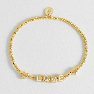 Estella Bartlett Armband - Sienna Love Letter - Gold