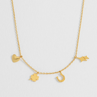 Estella Bartlett Ketting - Love and Luck - Gold