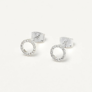 Estella Bartlett Oorbellen - Circles - Silver