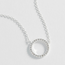 Estella Bartlett Ketting - Circle - Silver