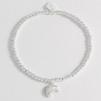 Estella Bartlett Armband - Sienna Croissant - Silver