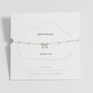 Estella Bartlett Armband - Bow Pearls - Silver