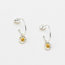 Estella Bartlett Oorbellen - Mini Hoops Wildflower - Silver & Gold