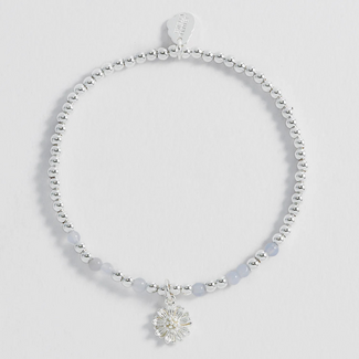 Estella Bartlett Armband - Sienna Wildflower - Blue Lace Agate