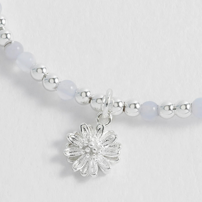 Estella Bartlett Armband - Sienna Wildflower - Blue Lace Agate