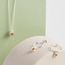 Estella Bartlett Oorbellen - Mini Hoops Wildflower - Silver & Gold