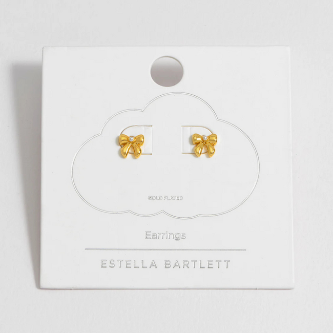 Estella Bartlett Oorbellen - Pearl Bow - Gold