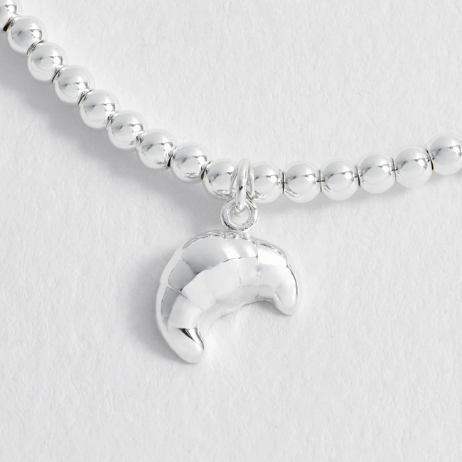 Estella Bartlett Armband - Sienna Croissant - Silver