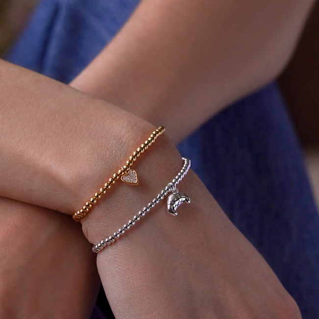 Estella Bartlett Armband - Sienna Croissant - Silver